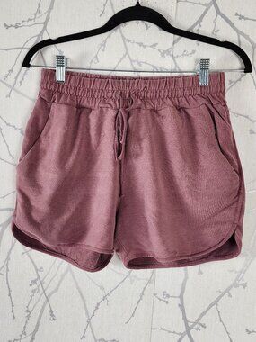 Franc Mauve Tencel Cotton French Terry Athletic Shorts